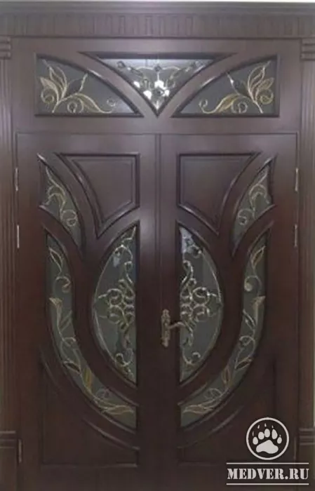 Деревянная тамбурная дверь-22